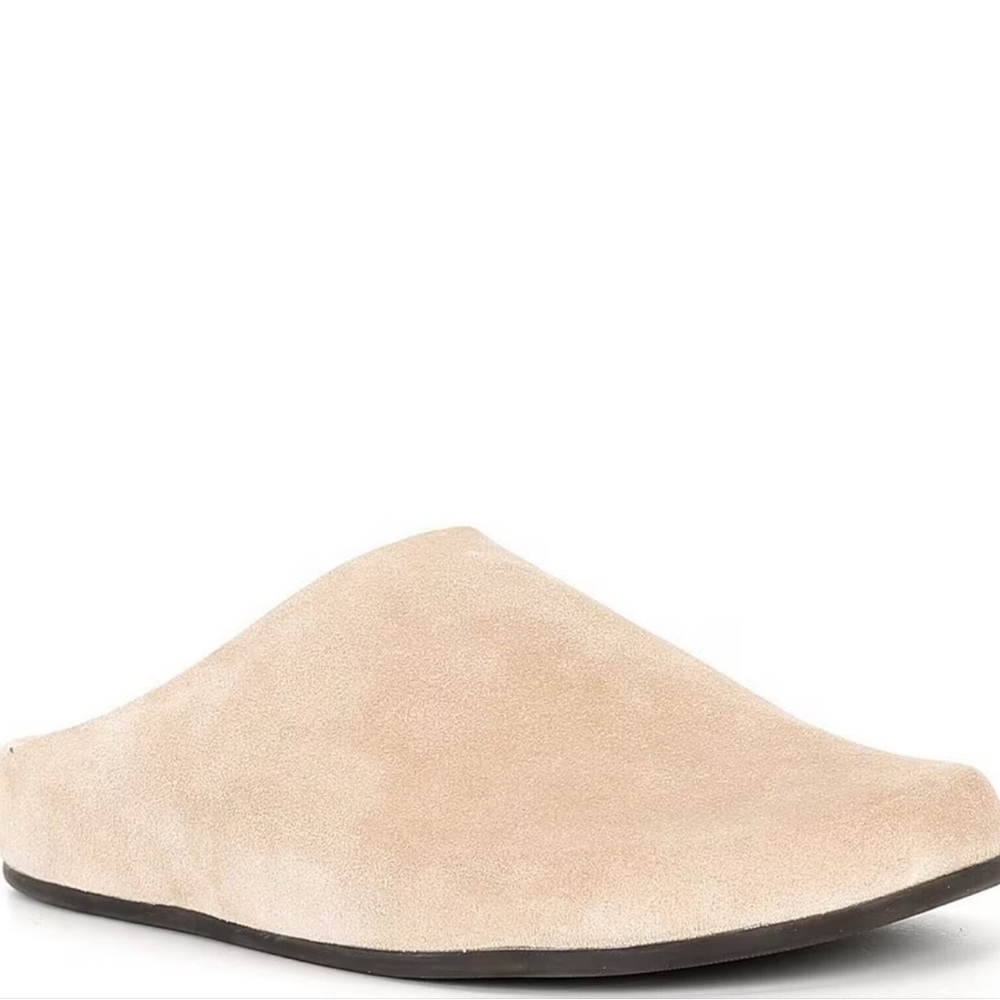 Jeffrey Campbell Content Suede Clogs natural brown